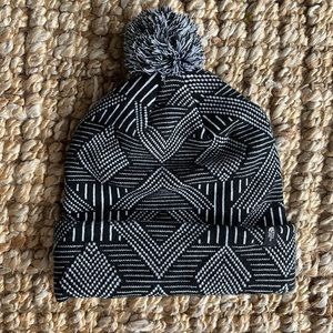 North Face - Black and White Beanie